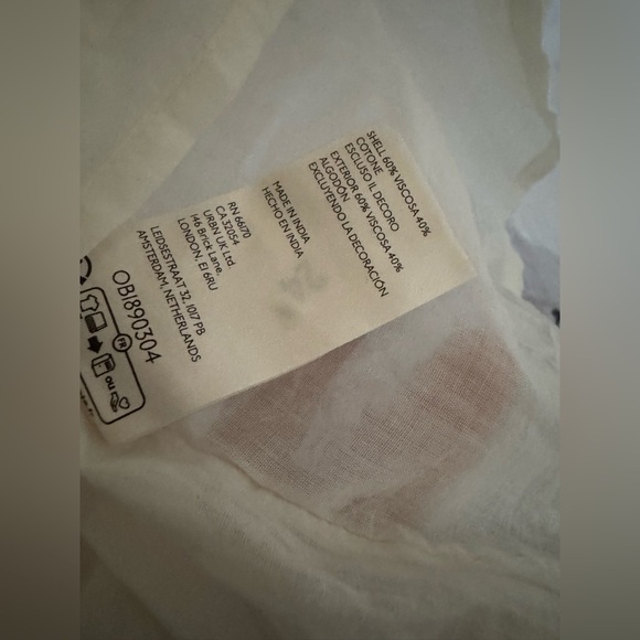 Free People Sweet escape ivory boho dress size Xsmall - Picture 11 of 12